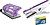 Furador rapid mini fc5 colour breeze capacidade 10 folhas cor lavanda em blister Furador rapid mini fc5 colour breeze capacidade 10 folhas cor lavanda em blister 5001534 - imagem 5