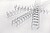 Espiral Gbc Preta Modelo Wire 3: 1 14,3 MM N.9 com Capacidade para 125 Folhas RG810910 - imagem 5