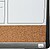 Planificador Nobo, Pizarra Magnética Pequena com Painel de Avisos de Cortiça 585x430mm - Semanal e Mensal - Moldura Prateada e Preta - Inclui Marcador 1903813 - imagem 5