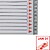 Índice Numérico 1-31 PP A4 : cinza : venda multiplos 10 uni es100108 - imagem 5