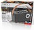 Rádio FM Recarregável com Bluetooth CR 1902 Preta, 16 x 7 x 10,5 cm 51106 - imagem 5