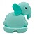Lâmpada noturna led rgb recarregável com despertador modelo elefante de balanço G-31219 - imagem 5