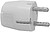 Ficha Schuko 2P+T 16A Branco. Ficha Schuko 2P+T 16A Branco - imagem 5