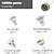 Portalamparas GU-10 Cerâmico Para Lâmpadas Halogéneas/ LED Portalamparas Para Lâmpadas GU-10 - imagem 5