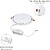 Downlight LED Encastrar 20 Watt 1800 Lumens 3000K Downlight LED Encastrar 20 Watt 1800 Lumens 3000K - imagem 5