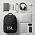 Mochila Subblim Compact Backpack 15L para Portáteis até 15.6”/ Repelente de água/ Cinta para Trolley/ Negra SUBBP-2COB000 - imagem 5