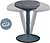 Banco Elevatório 47/64cm c/ Base Oscilante Cinza Escuro Banco Elevatório 47/64cm c/ Base Oscilante Cinza Escuro - imagem 6