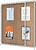 Nobo Vitrina Interior para 12 Folhas A4 com Superfície de Cortiça e Porta Corredoura - 997x972x54mm - Painel de Cortiça, Cristal de Segurança, Moldura de Alumínio - Cor Natural - imagem 6