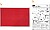 Painel de Feltro Vermelho 1200X900MM 1904067 - imagem 6