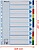 Separadores PP 10 pestanas. A4 Índice colorido : multicor es15261 - imagem 6