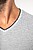 T-shirt de homem em malha piqué com decote V K374 - imagem 7