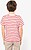 T-shirt às riscas de criança estilo marinheiro de manga curta com bolso K379 - imagem 7