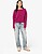 Sweatshirt eco-respons’ável decote redondo oversize crop de senhora NS429 - imagem 7