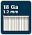 Prego 8/ 15 mm Galvanizado Brad, 5700 unid G-20551 - imagem 7