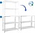 Kit Estante Metálica Comfort 5/300 Branco Simon Rack G-75161 - imagem 7