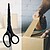 Tesouras Leitz de Aço Inoxidável 18cm - Revestimento de Titânio - Antiaderentes - Empunhadura Ergonómica - Preto 54196095 - imagem 8