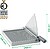 Leitz Precision Home A4 Tesoura de Papel A4 - Corta até 8 Folhas - Lâmina de Aço Inoxidável Temperado - Compacta e Leve - Cor Cinza Antracite - imagem 8