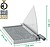 Leitz Precision Home Office A3 Guilhotina de Papel Formato A3 - Corta até 10 Folhas - Iluminação do Fio de Corte - Lâmina de Aço Inoxidável de Alta Qualidade 90200000 - imagem 8