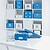 Porta revistas dim. 103x330x253 mm : azul es60470036 - imagem 8