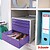 Buc 4 Cajones (2 Grandes 2 Pequeños) Colour’breez Malva Esselte 628458 - imagem 8