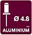 Bolha 50 Remaches Ø4.8X12mm. Alu + Broca 5000388 Rápida G-19826 - imagem 8