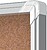 Nobo Vitrina Interior para 12 Folhas A4 com Superfície de Cortiça e Porta Corredoura - 997x972x54mm - Painel de Cortiça, Cristal de Segurança, Moldura de Alumínio - Cor Natural - imagem 8