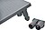 Kensington Reposapies Smartfit™ Solemate™ - Superfície de Apoio Ampla - Altura Ajustável de 10cm a 14cm - Base Antiderrapante - Melhora a Postura e a Circulação - Cor Cinza - imagem 8