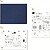 Painel de Feltro Azul 1200X900MM 1915227 - imagem 9