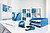 Petrus 62 WOW Taladro Perforador - Até 30 Folhas - Marcas de Formato - Punções 5,5mm - Cor Azul 623588 - imagem 10