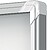Vitrina Nobo para 4 Folhas A4 com Superfície Magnética Branca - 532x692x37mm - Porta de Vidro de Segurança - Moldura de Alumínio - Cor Branca - imagem 10