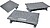 Kensington Reposapies Smartfit™ Solemate™ - Superfície de Apoio Ampla - Altura Ajustável de 10cm a 14cm - Base Antiderrapante - Melhora a Postura e a Circulação - Cor Cinza - imagem 10