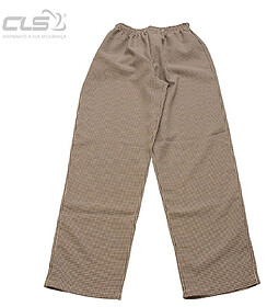 CALÇA XADREZ C/ELASTICO NO COS SARJA POL/ALG ( venda a unid...