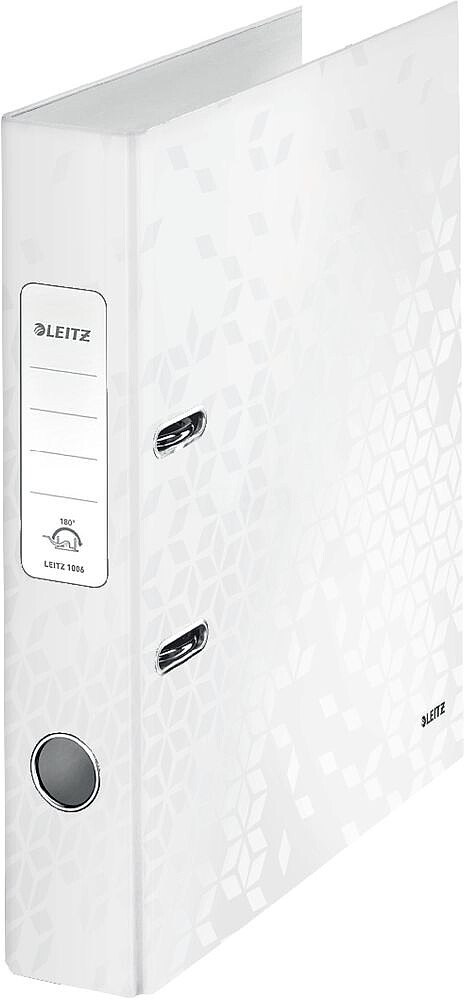 Pasta Arquivo Leitz WOW DIN A4. Lom. 50 mm. : branco : venda multiplos 10 uni es10060001