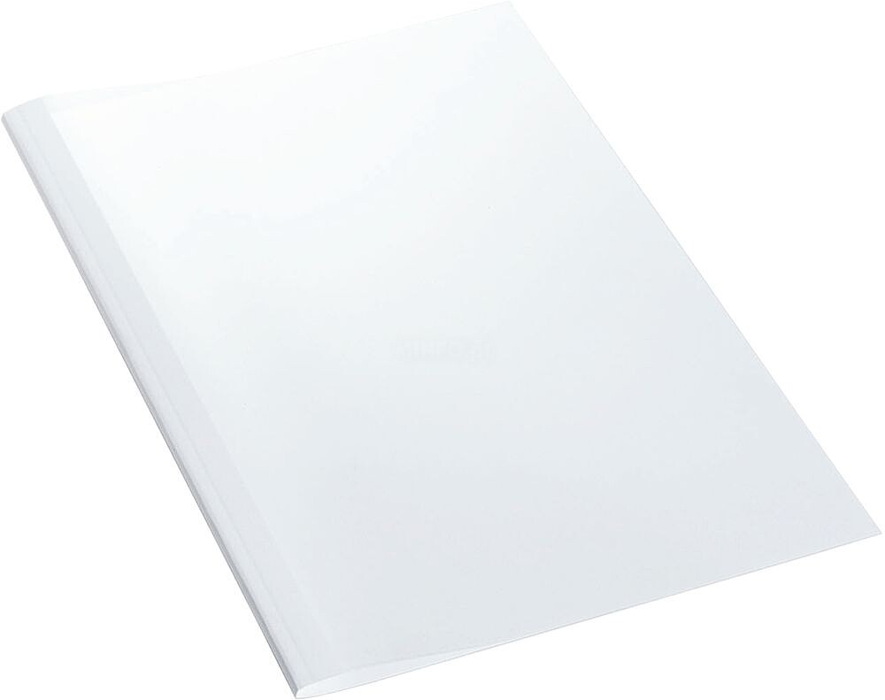 capas Térmicas em cartão liso lom 3 mm. (30 fls) : branco es177159 Cx.100