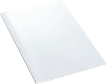 es177159 : Cx.100 capas Térmicas em cartão liso lom 3 mm. (30 fls) : branco
