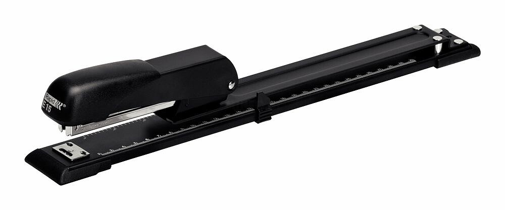 Agrafador Rapid mod. E15 braço comp. 320 mm (agrafe 24/6) - 20 fls : preto es20598000
