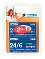 Agrafes 24/6 mm cx. 1000 galvanizado Standard (Apresentação blister - 2+1 oferta) : Aço inox (Venda multiplos 10) es20710621