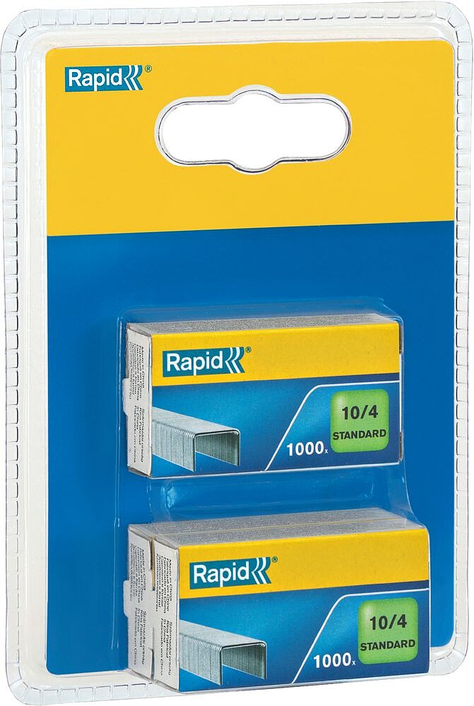 Agrafes 10/4 mm cx. 1000 galvanizado Standard (Apresentação blister - 2+1 oferta) : Galv. (Venda multiplos 10) es20710728