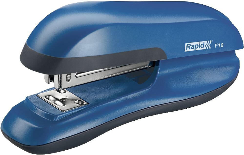 Rapid F16 Grampeador de Mesa - Até 30 Folhas - Grampeamento Aberto, Fechado e Prendido - Azul 23810502