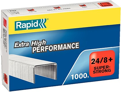 es24858500 : Agrafes 24/8+ mm cx. 1000 galvanizado Super Strong : galv. : venda multiplos 5 uni