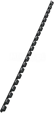 es35040 : Cx. 100 Espirais 6 mm./ 25 folhas : preto