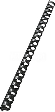es37580 : Cx. 100 Espirais 14 mm./ 125 folhas : preto