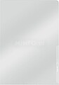 Cx. 100 dossiers em“ L” Leitz, pvc cristal Din A4.150 mic : branco es41000003