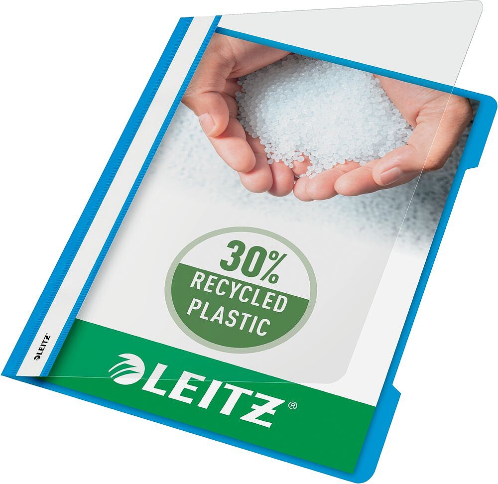 Cx. de 25 classificadores Leitz pvc Din A4 : az. claro es41910030