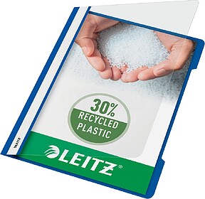 es41910035 : Cx. de 25 classificadores Leitz pvc Din A4 : az...