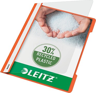 es41910045 : Cx. de 25 classificadores Leitz pvc Din A4 : laranja