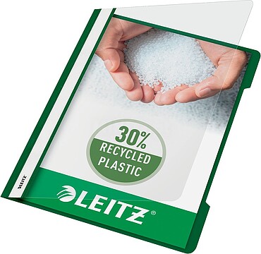es41910055 : Cx. de 25 classificadores Leitz pvc Din A4 : verde