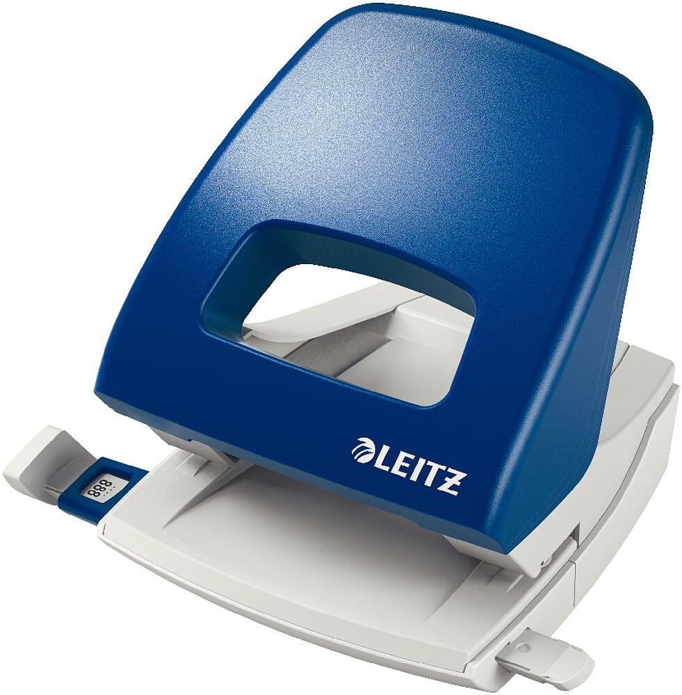 Furador Leitz Mod. 5005. Gama Metal Rim - 25 fls : azul es50050035