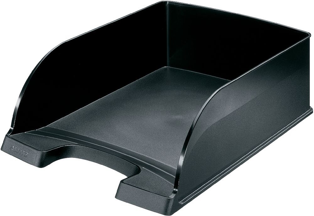 Leitz Plus Jumbo Bandeja Portadocumentos de Grande Capacidade - Formato Vertical A4 - Até 8uds Empilháveis - Cor Preta 52330095