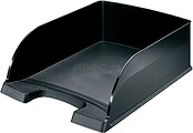 Leitz Plus Jumbo Bandeja Portadocumentos de Grande Capacidade - Formato Vertical A4 - Até 8uds Empilháveis - Cor Preta 52330095